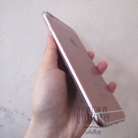 Bộ dán vỏ Iphone 6s+ Rose Gold