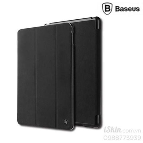 Bao da Ipad Mini 4 Chính hãng Baseus Terse Leather - Cuộn Smart Cover, 2 mặt da