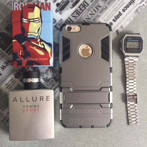 Ốp Lưng Iphone 6 Plus, 6s Plus Iron Man Siêu Chống Sốc Đẳng Cấp Phái Mạnh