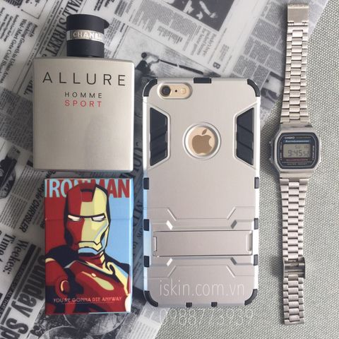 Ốp Lưng Iphone 6s, 6 Iron Man Siêu Chống Sốc Đẳng Cấp Phái Mạnh