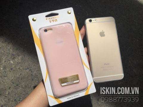 Ốp lưng Iphone 6/6s Kavaro silicon dẻo siêu mỏng, ôm full trọn viền máy trong suốt