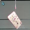 OL IP5 Hello Kitty viền dẻo nút che bụi dây đeo