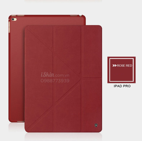 Bao Da Ipad Pro Baseus Terse Leather, Xếp Origami, nắp hít mạnh