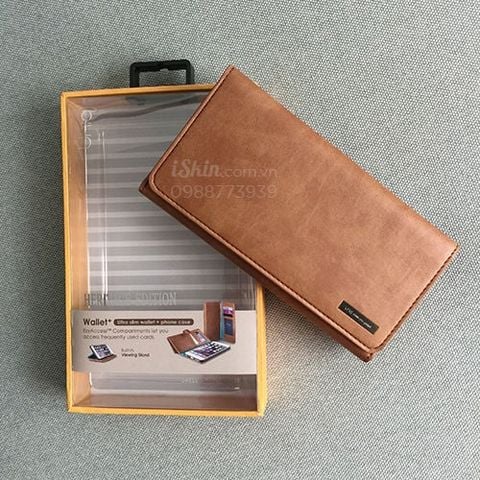 Bao da Iphone 6/6s Uniq Heritage Wallet+ Chính hãng Singapore, rất nhiều ngăn để thẻ và tiền