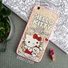 Ốp lưng Iphone 5/5s Hello Kitty, Doremon dễ thương - lưng trong không ố, viền dẻo, có nút che bụi