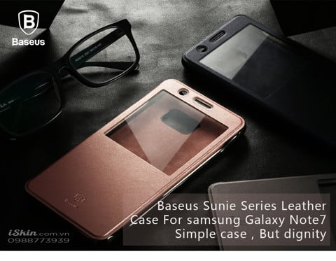 Bao Da Samsung Galaxy Note 7 Baseus Sunie Series Chính Hãng