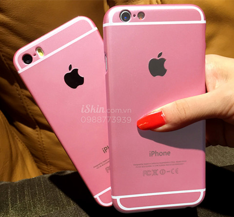 Ốp lưng Iphone 6 6s Plus Hot Pink Hồng Dễ Thương Giá Rẻ Tp Hcm