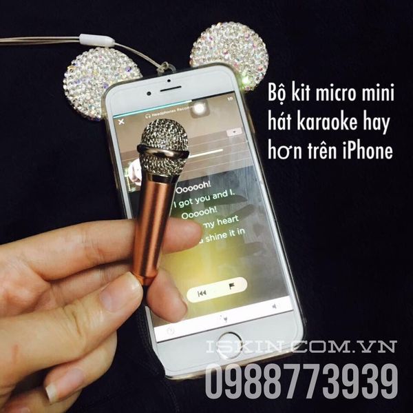 Micro Mini Hát Karaoke Trên Iphone