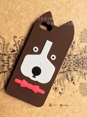 Ốp lưng Iphone 6/6s Chú chó con Mr Dog silicon dẻo nổi, dễ thương, ĐẸP giá Rẻ tại Iskin TpHcm