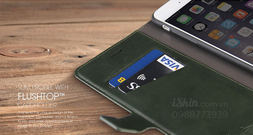 Bao da Iphone 6/6s Uniq Heritage Wallet+ Chính hãng Singapore, nhiều ngăn để thẻ, Giá Rẻ TpHcm