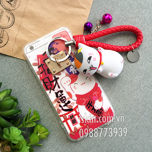 Op Lung Case Iphone 6s Plus Meo Tai Loc leng keng de thuong dep TpHcm Gia re [iskin.com.vn]