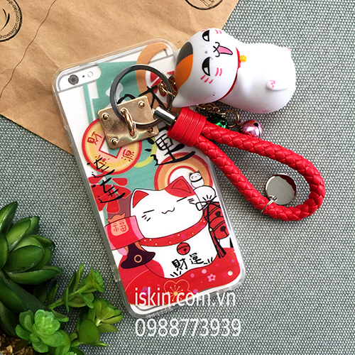 Op Lung Case Iphone 6s Plus Meo Tai Loc leng keng de thuong dep TpHcm Gia re [iskin.com.vn]