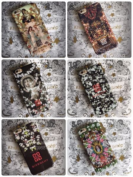 Ốp Lưng Iphone 6 6s Givenchy Dẻo Phong Cách Phục Hưng