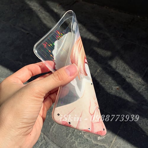 Ốp lưng Vỏ Case 5s Iphone 6/6s Plus Silicon dẻo trong ánh 7 màu, 8 hình dễ thương Giá Rẻ TpHcm