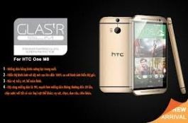 HTC One M8 - Kính cường lực mặt trước