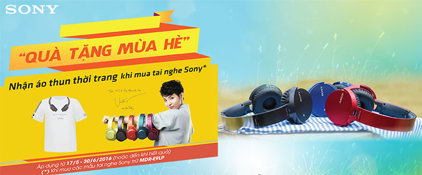 Quà tặng mùa hè cực hấp dẫn từ Sony khi mua hàng tại @Store