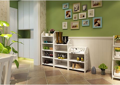 Kệ để giày hoa văn trang trí