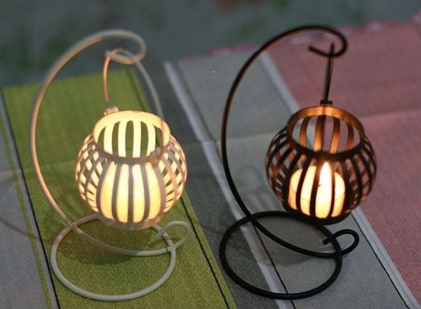 Đèn nến treo tròn