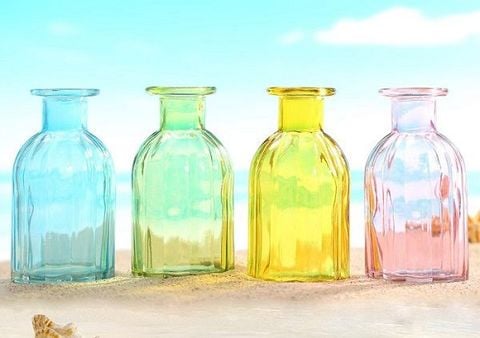 Bình thủy tinh màu