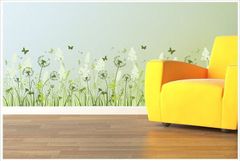 Decal chân tường bồ công anh