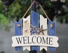 Bảng treo welcome hàng rào