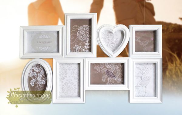 Khung hình gia đình 08 tấm