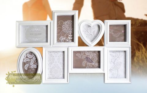 Khung hình gia đình 08 tấm