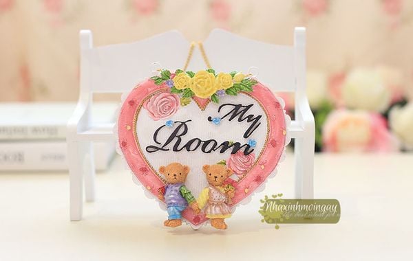 Bảng my room gấu thạch cao