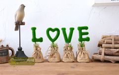Bộ cây chữ LOVE zakka