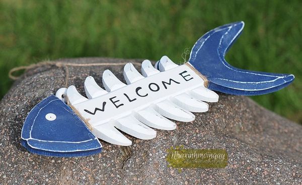 Bảng welcome xương cá