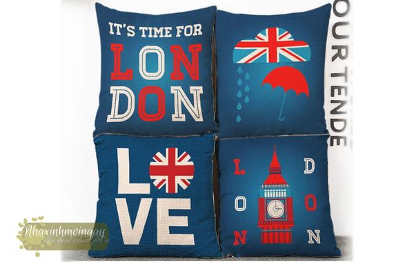 Vỏ gối sofa London