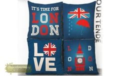 Vỏ gối sofa London