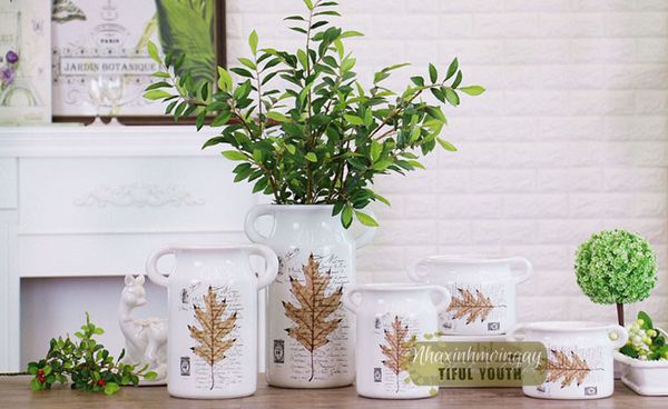 Bình sứ cắm hoa American Autumn