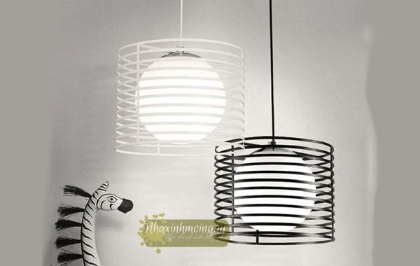 Đèn thả bàn ăn hình trụ