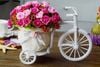 Giỏ xe đạp hoa hồng mini