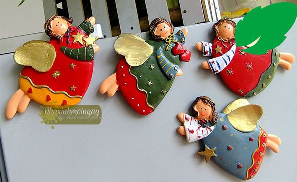 Bộ dán tủ lạnh thiên sứ