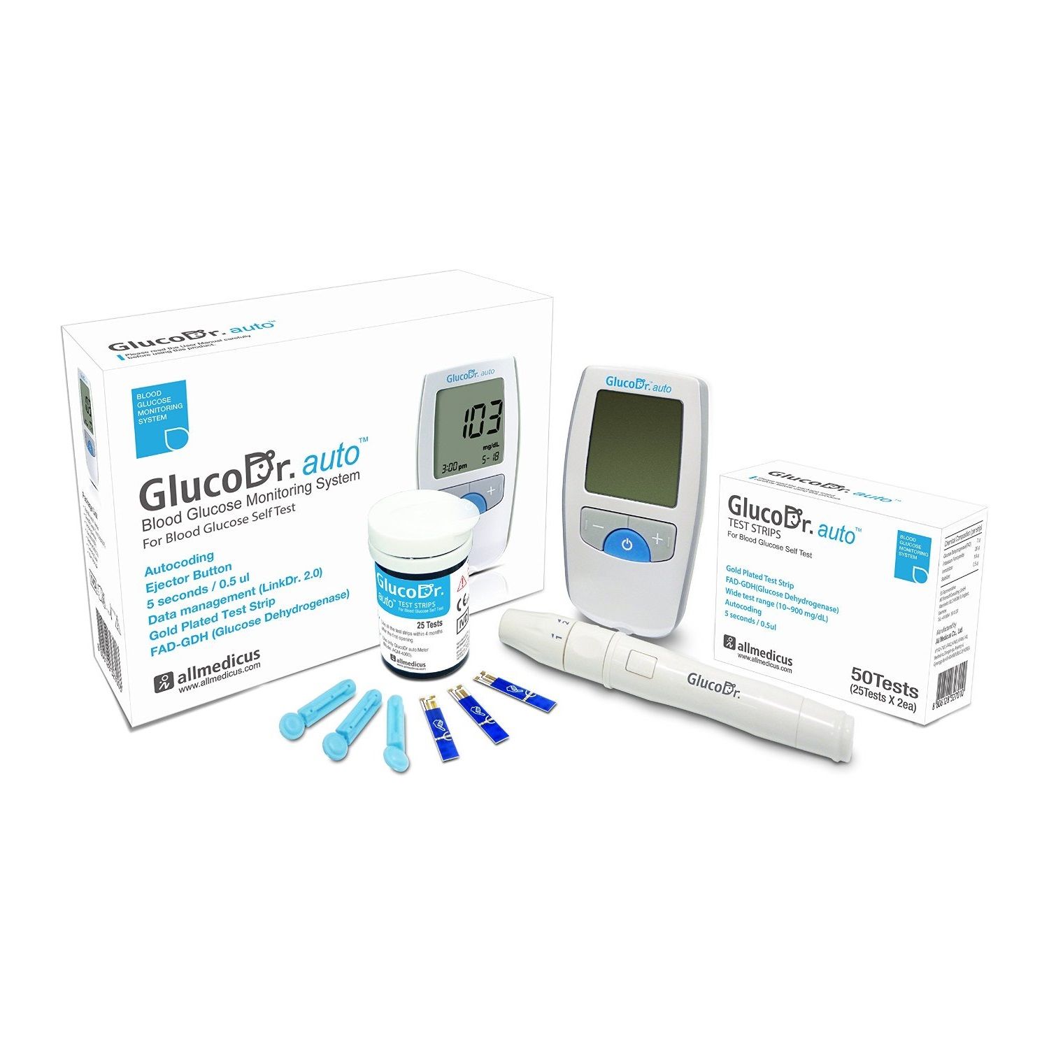 Máy đo đường huyết Gluco Dr AGM-4000 Máy đo đường huyết Gluco Dr AGM-4000