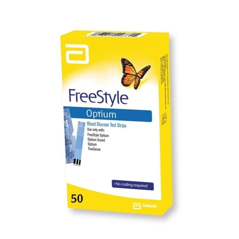 Que thử đường huyết FreeStyle Optium 50