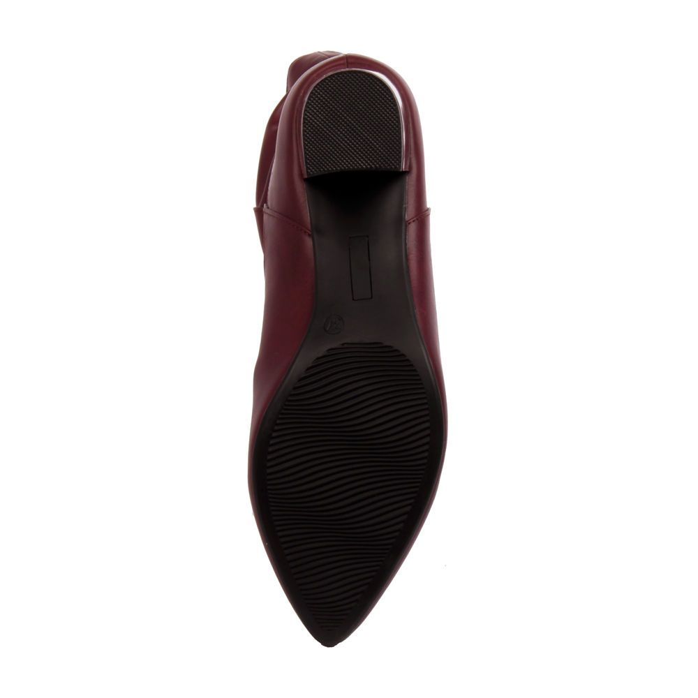  Giày Boots 5cm cổ trung mũi nhọn gót vuông BO05001 