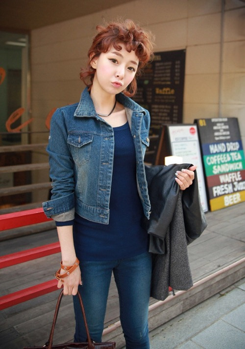 Top 10 phong cách áo khoác jean nữ thời thượng đẹp ngất ngây - Shop Khởi  Nghiệp